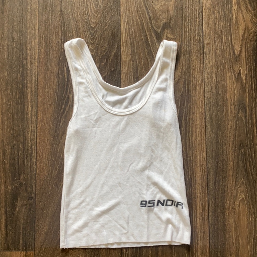 Supima cotton tank white
